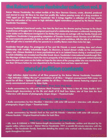 Rainer Werner Fassbinder Vol. 2 [Blu-Ray]