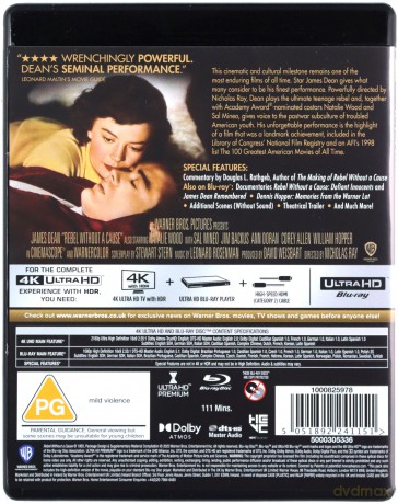 Buntownik bez powodu [Blu-Ray 4K]+[Blu-Ray]