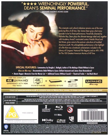 Buntownik bez powodu [Blu-Ray 4K]+[Blu-Ray]