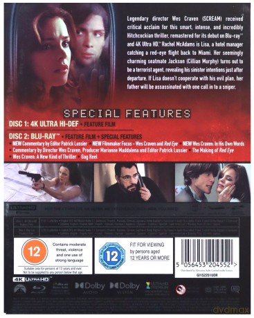 Red Eye [Blu-Ray 4K]+[Blu-Ray]