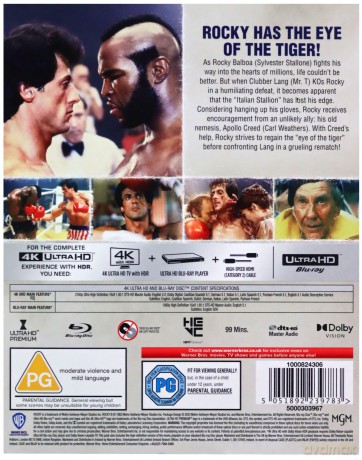 Rocky III [Blu-Ray 4K]+[Blu-Ray]