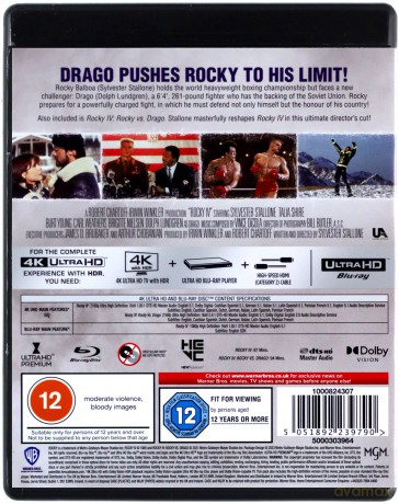 Rocky IV [Blu-Ray 4K]+[Blu-Ray]