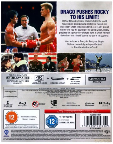 Rocky IV [Blu-Ray 4K]+[Blu-Ray]