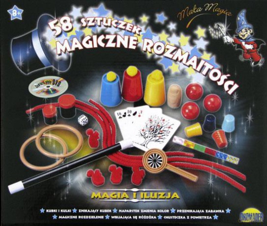 Mały Magik 58 sztuczek + DVD [GRA]