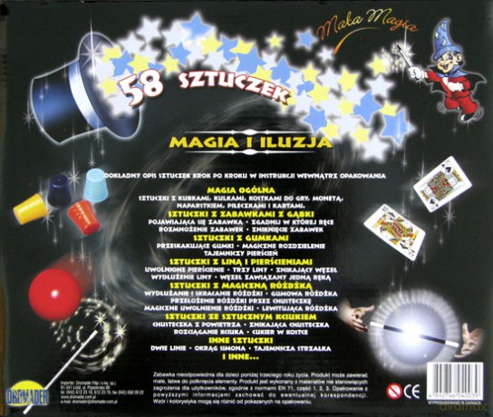 Mały Magik 58 sztuczek + DVD [GRA]