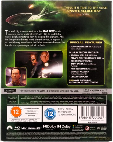 Star Trek X: Nemesis [Blu-Ray 4K]+[Blu-Ray]