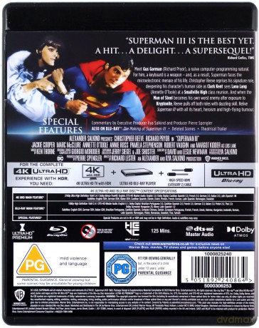 Superman III [Blu-Ray 4K]+[Blu-Ray]