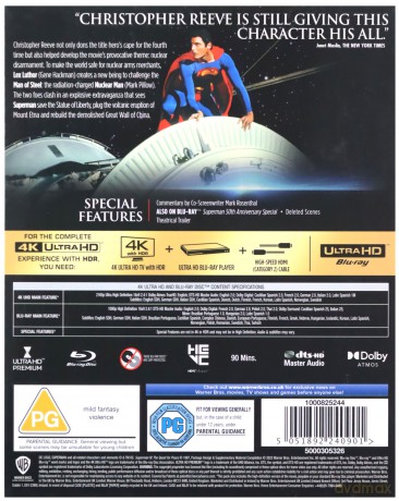 Superman IV. The Quest for Peace [Blu-Ray 4K]+[Blu-Ray]