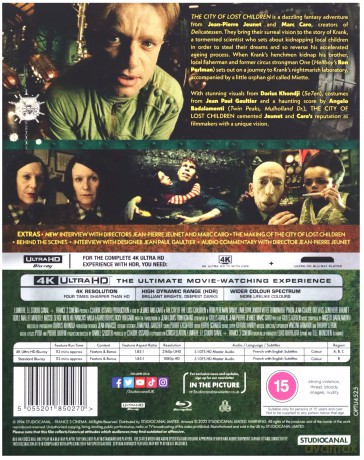 The City Of Lost Children (Miasto zaginionych dzieci) [Blu-Ray 4K]+[Blu-Ray]
