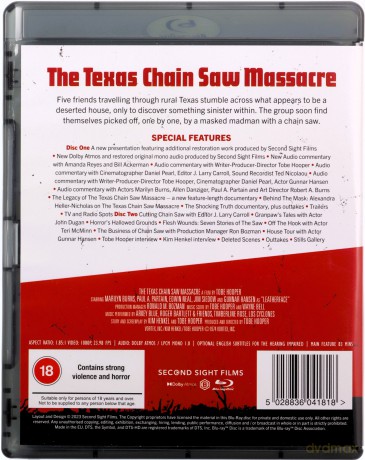 The Texas Chain Saw Massacre (Teksańska masakra piłą mechaniczną) [Blu-Ray]