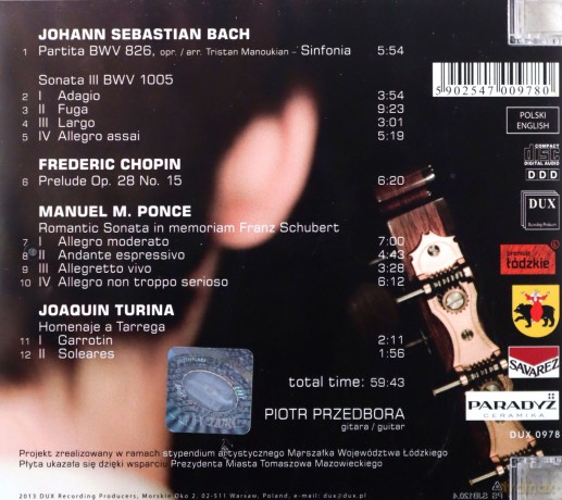 Piotr Przedbora: Classic Guitar [CD]