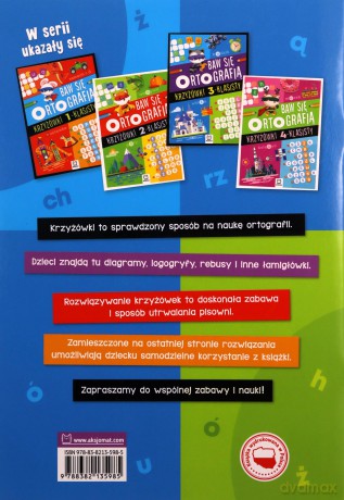 Baw się ortografią. Krzyżówki 3-klasisty - Joanna Kuryjak [KSIĄŻKA]