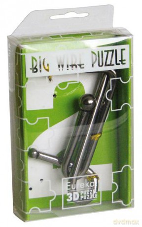 Łamigłówka druciana DUŻA NR 2 (ZIELONA) [GRA]