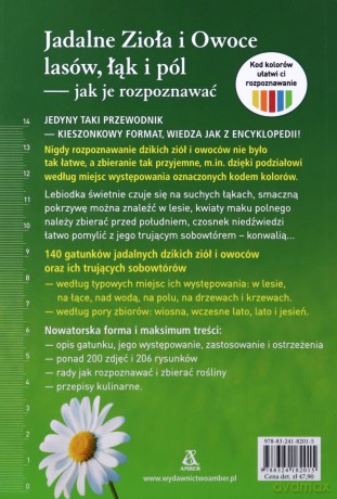 Jadalne zioła i owoce lasów, łąk i pól - jak je rozpoznawać - Rudi Beiser [KSIĄŻKA]