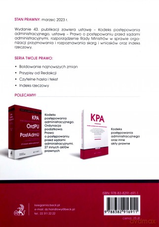 KPA. PPSA. Kodeks postępowania administracyjnego [KSIĄŻKA]