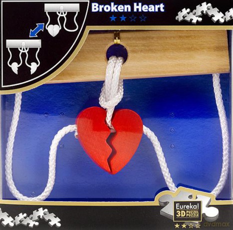 Łamigłówka kolorowa Puzzle Broken Heart - poziom 2/4 [GRA]