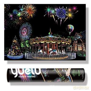 Magiczna Zdrapka Park rozrywki Plus (75 x 52 cm)