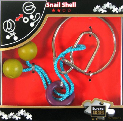 Łamigłówka kolorowa Puzzle Snail Shell - poziom 2/4 [GRA]