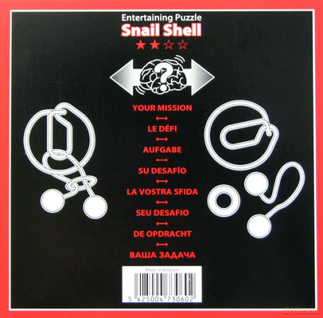 Łamigłówka kolorowa Puzzle Snail Shell - poziom 2/4 [GRA]