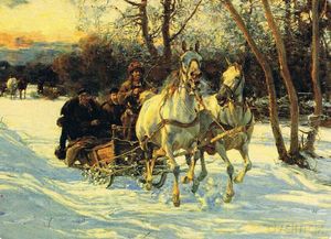 Magnes 60x80 W słoneczny dzień Wierusz-Kowalski