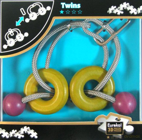 Łamigłówka kolorowa Puzzle Twins - poziom 1/4 [GRA]
