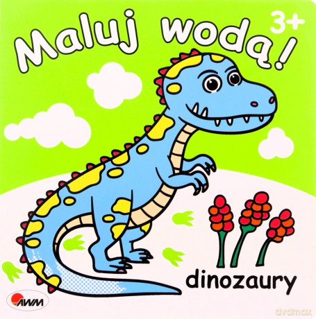 Maluj Wodą Dinozaury [KSIĄŻKA]