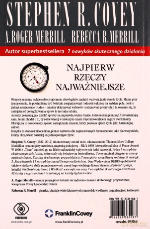 Najpierw rzeczy najważnijesze - Stephen R. Covey [KSIĄŻKA]