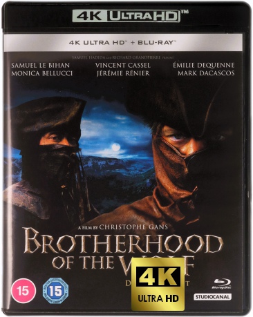 Brotherhood Of The Wolf (Braterstwo wilków) [Blu-Ray 4K]+[Blu-Ray]