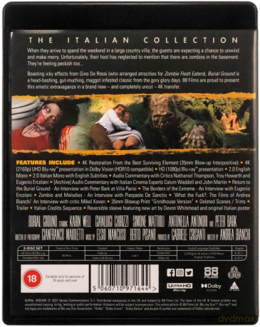 Burial Ground [Blu-Ray 4K]+[Blu-Ray]
