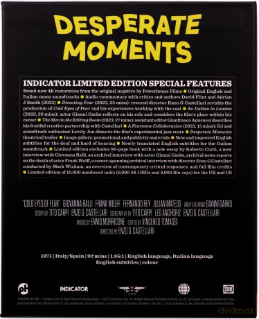Cold Eyes Of Fear (Limited) [Blu-Ray 4K]
