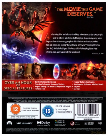 Dungeons & Dragons: Złodziejski honor [Blu-Ray 4K]
