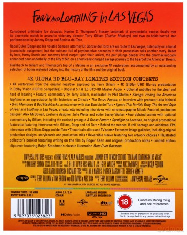 Fear And Loathing In Las Vegas (Limited) (Las Vegas Parano) [Blu-Ray 4K]