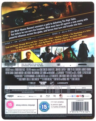John Wick - Chapter 4 (steelbook) [Blu-Ray 4K]+[Blu-Ray]