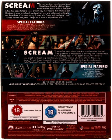 Scream (2022) / Scream VI [2xBlu-Ray 4K]
