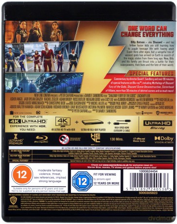 Shazam Fury Of The Gods (Shazam! Gniew bogów) [Blu-Ray 4K]+[Blu-Ray]