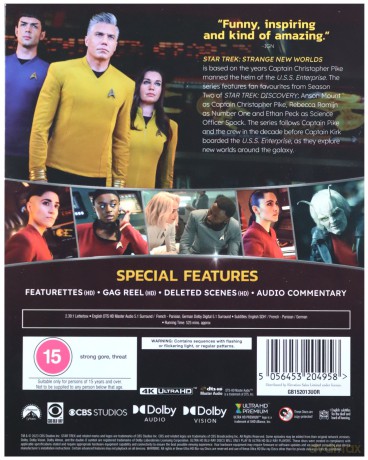 Star Trek - Strange New Worlds Season 1 [Blu-Ray 4K]