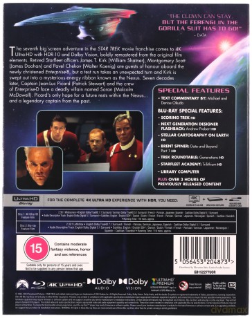 Star Trek VII - Generations (Star Trek VII: Pokolenia) [Blu-Ray 4K]+[Blu-Ray]