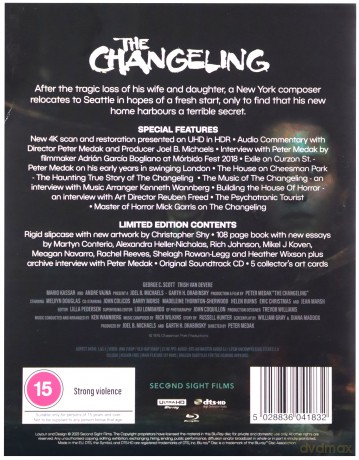 The Changeling (Limited) (Zemsta po latach) [Blu-Ray 4K]+[Blu-Ray]
