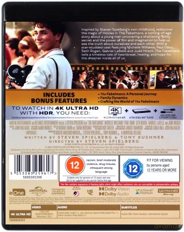 The Fabelmans (Fabelmanowie) [Blu-Ray 4K]+[Blu-Ray]