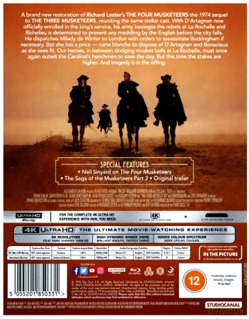 The Four Musketeers (Czterej muszkieterowie) [Blu-Ray 4K]+[Blu-Ray]