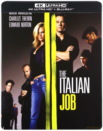 The Italian Job (2003) (Włoska robota) (steelbook) [Blu-Ray 4K]+[Blu-Ray]