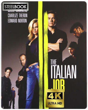 The Italian Job (2003) (Włoska robota) (steelbook) [Blu-Ray 4K]+[Blu-Ray]