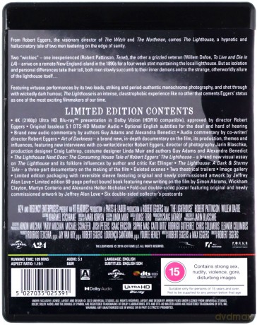 The Lighthouse (Limited) [Blu-Ray 4K]