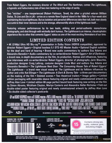 The Lighthouse (Limited) [Blu-Ray 4K]