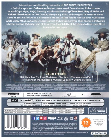 The Three Musketeers (Trzej muszkieterowie) [Blu-Ray 4K]+[Blu-Ray]