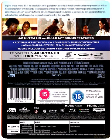 The Woman King (Królowa wojownik) (steelbook) [Blu-Ray 4K]+[Blu-Ray]