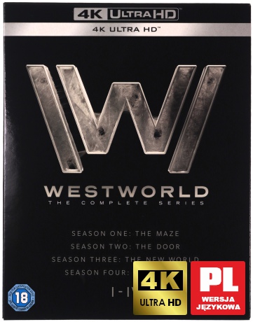 Westworld Series 1-4 Complete Collection [12xBlu-Ray 4K]