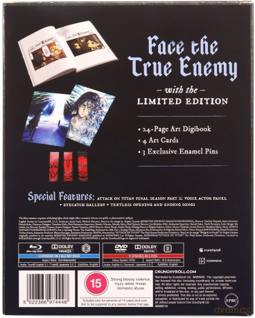 Attack On Titan Final Season Part 2 (Atak Tytanów) (Limited) [2xBlu-Ray]+[2xDVD]