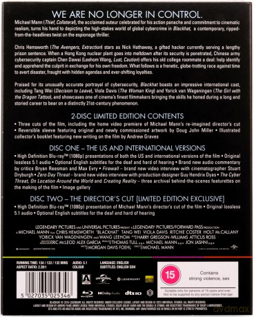 Blackhat (Haker) (Limited) [2xBlu-Ray]