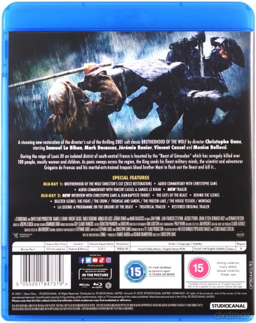 Brotherhood Of The Wolf (Braterstwo wilków) [Blu-Ray]